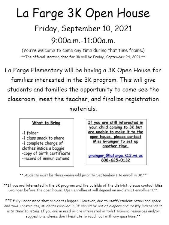 3K Open House
