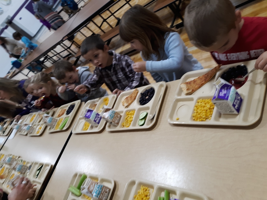 our first school lunch