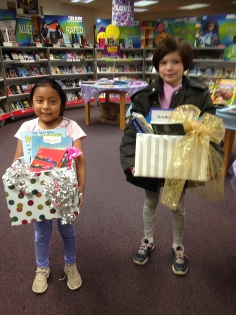 Congratulations to these proud winners of the Book Fair Family Night drawing and thanks to the parents and students who joined us Monday evening!
